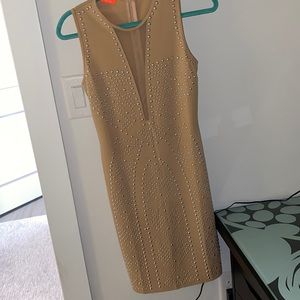 Tan Cocktail Dress